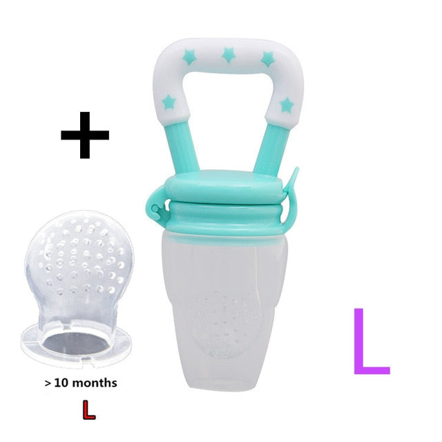 Safe and Fresh Baby Pacifier Feeder for Nibbling Fresh Food - Nipple Teat Bottles Ideal for Kids - Baby Supplies - Totostore