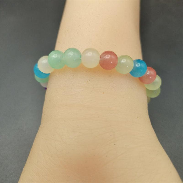 Circle Gradient Crystal Bracelet for Women - Simple Design