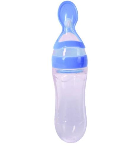 Silicone Squeezing Baby Bottle for Newborns - Easy Feeding Solution - Totostore