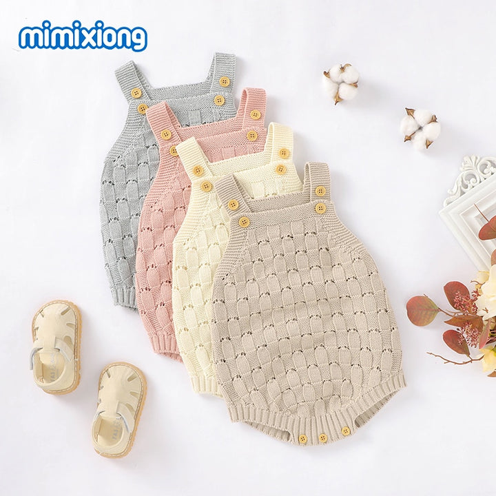 Newborn Solid Knit Bodysuits - Perfect for Baby Boys and Girls - Totostore