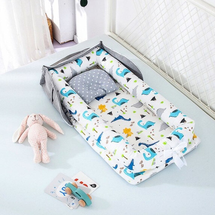 Portable Cotton Baby Bed for Travel - Lightweight and Easy to Assemble - Totostore