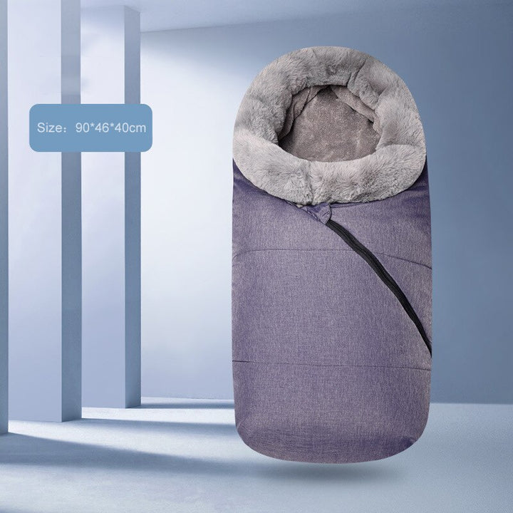 Cozy Winter Sleeping Bag for Newborns with Button Swaddle and Stroller Wrap - Toddler Blanket Included - Totostore