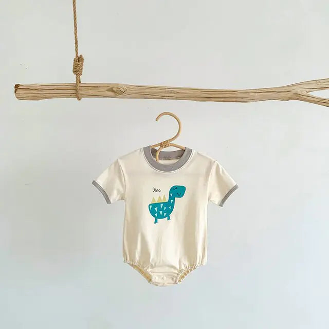 Little Dino Baby Bodysuit - Adorable Boys Clothes for Your Little Explorer - Totostore