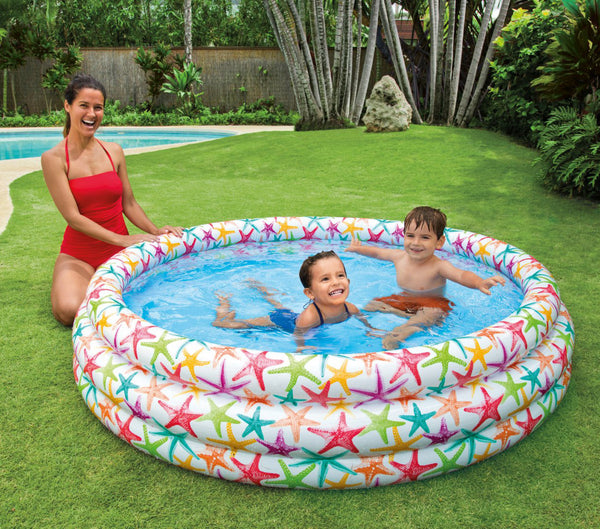 Round Inflatable Baby Pool - Perfect for Bathing and Swimming - Totostore