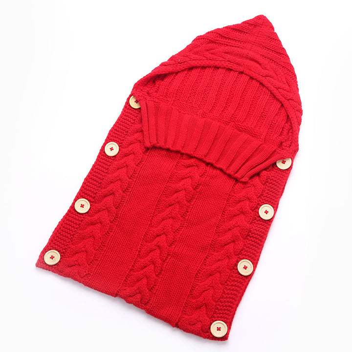 Cozy Knitted Baby Sleeping Bag - Soft and Warm for Infants and Toddlers - Nursery and Travel Use - Totostore