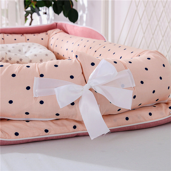 Portable Cotton Baby Bed for Travel - Lightweight and Easy to Assemble - Totostore