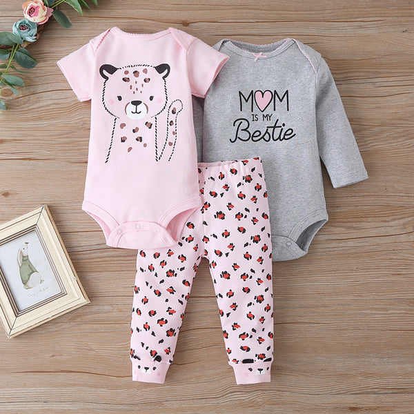 Adorable Long Sleeve Baby Bodysuit - Fashionable and Functional - Totostore