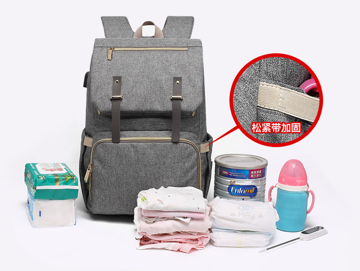 Milk Daddy Waterproof Backpack USB Charging Bottle Heating for Pregnancy Beyond - Totostore