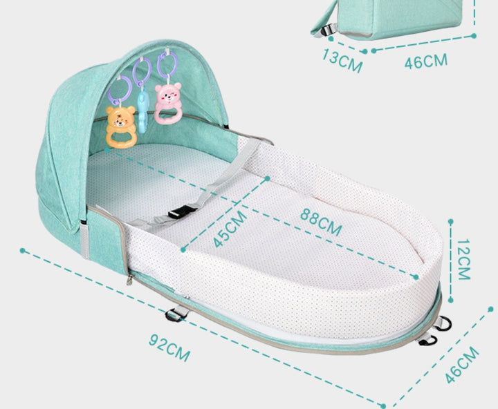 Portable Foldable Bionic Baby Anti-Mosquito Isolation Bed - Easy to Use and Carry - Totostore