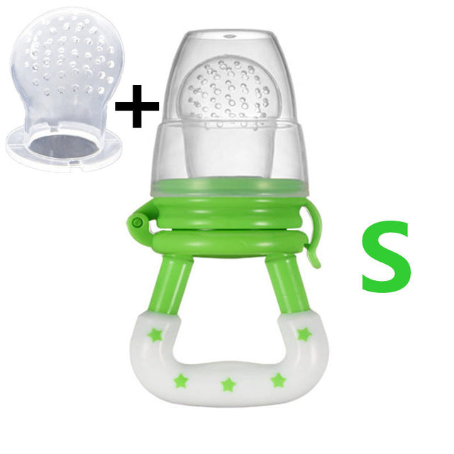 Safe and Fresh Baby Pacifier Feeder for Nibbling Fresh Food - Nipple Teat Bottles Ideal for Kids - Baby Supplies - Totostore