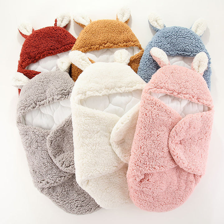 Cozy Baby Lamb Plush Sleeping Bag with Zipper Closure - Soft Sleepwear for Babies - Totostore