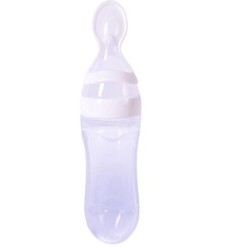 Silicone Squeezing Baby Bottle for Newborns - Easy Feeding Solution - Totostore