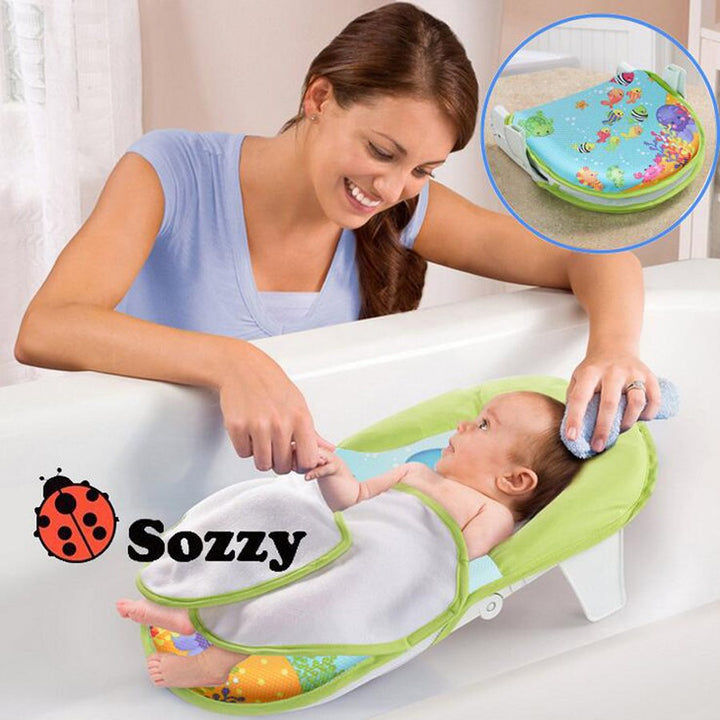 SOZZY Collapsible Baby Bath Bed - Safe and Comfortable for Your Little One - Totostore