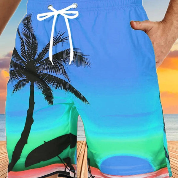 Mens Summer Beach Pants - Quick-drying Loose Fit Big Size