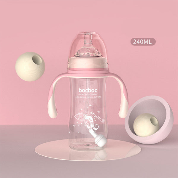 Newborn Baby Bottle - Wide Caliber PP Bottle for Easy Feeding - Totostore