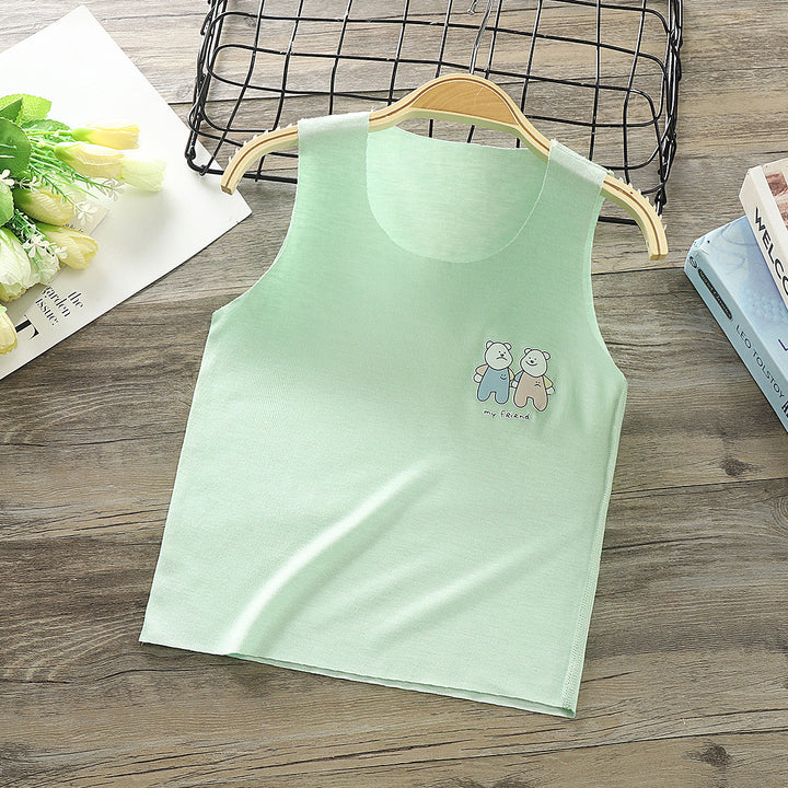 Modal Children's Vest Boneless Camisole Bottoming Shirt - Totostore