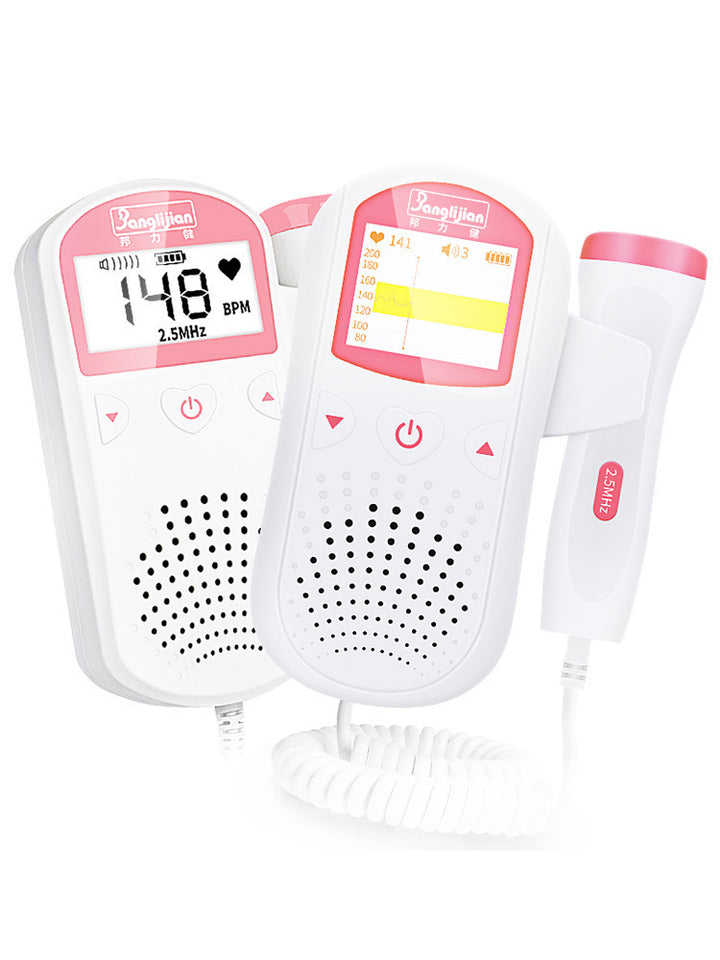 Fetal Doppler Monitor with LCD Display - Improved for Home Pregnancy Monitoring - Detect Babys Heart Rate - Totostore