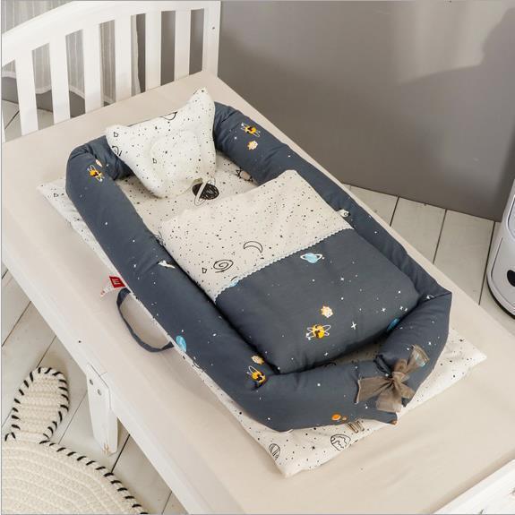 Foldable Portable Crib for Newborns with Anti-pressure Mattress - Travel Bed for Infants and Babies - Totostore