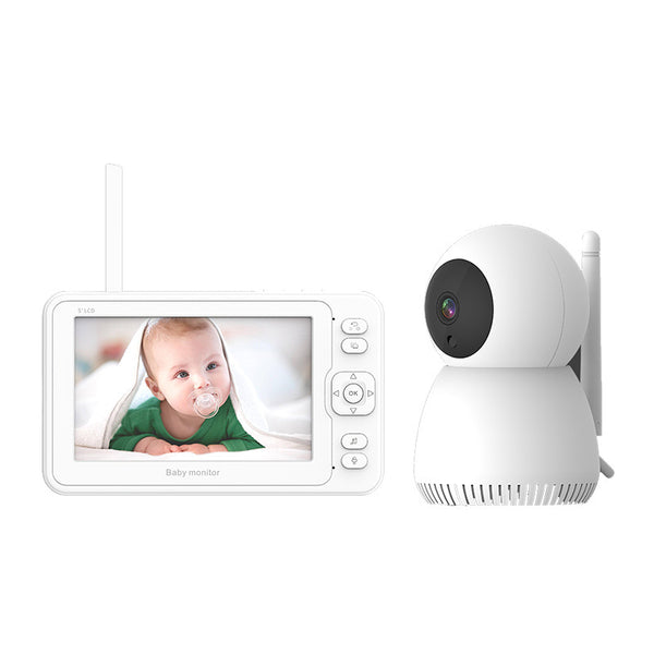 5 Large Screen Baby Monitor 1080P HD Baby Care Device for Home High-Definition Baby Monitor - Totostore