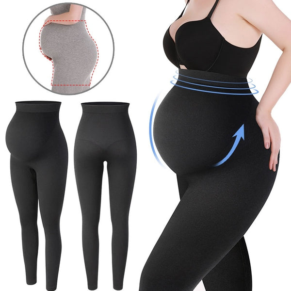 Comfortable High Waist Maternity Leggings - Perfect for Expecting Moms - Totostore