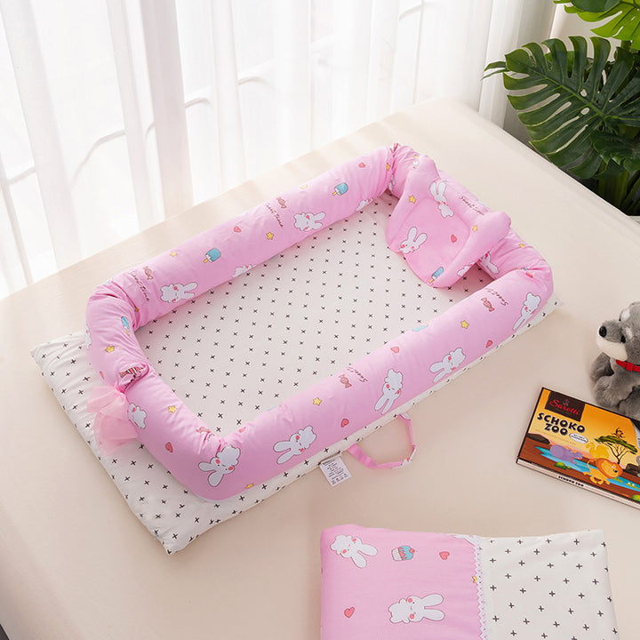 Foldable Portable Crib Bed - Removable Washable and Bionic for Newborn Babies - Totostore