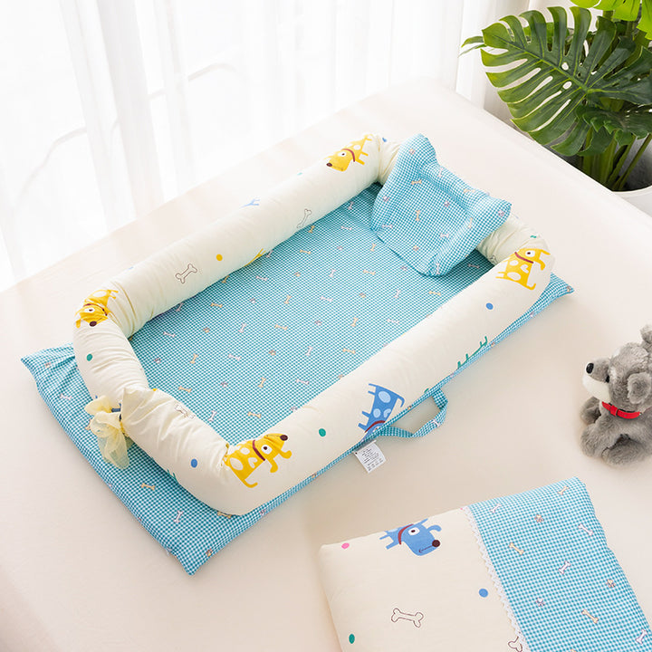 Foldable Portable Crib Bed - Removable Washable and Bionic for Newborn Babies - Totostore