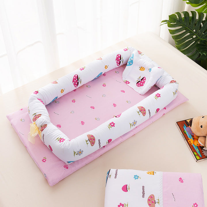 Foldable Portable Crib Bed - Removable Washable and Bionic for Newborn Babies - Totostore