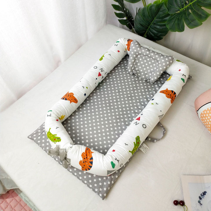 Foldable Portable Crib Bed - Removable Washable and Bionic for Newborn Babies - Totostore