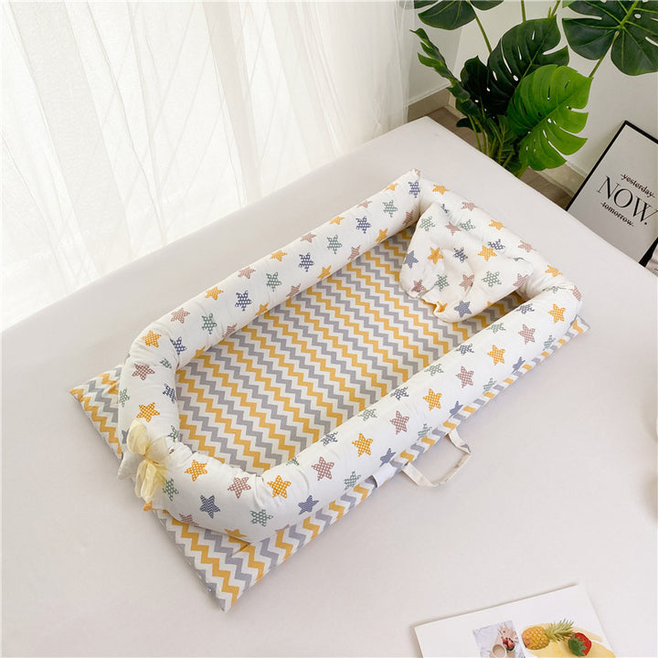 Foldable Portable Crib Bed - Removable Washable and Bionic for Newborn Babies - Totostore