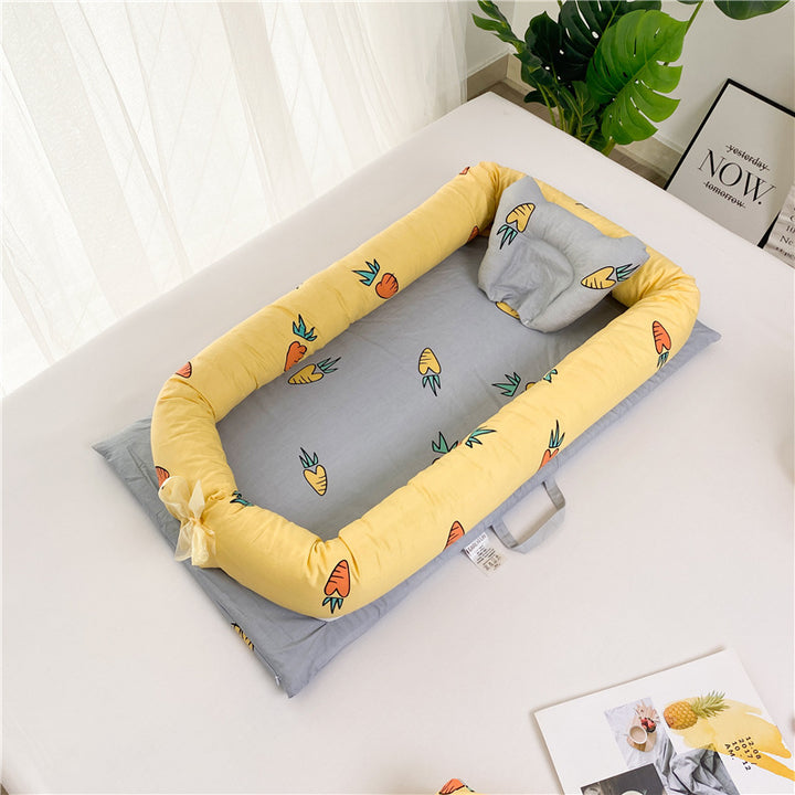 Foldable Portable Crib Bed - Removable Washable and Bionic for Newborn Babies - Totostore