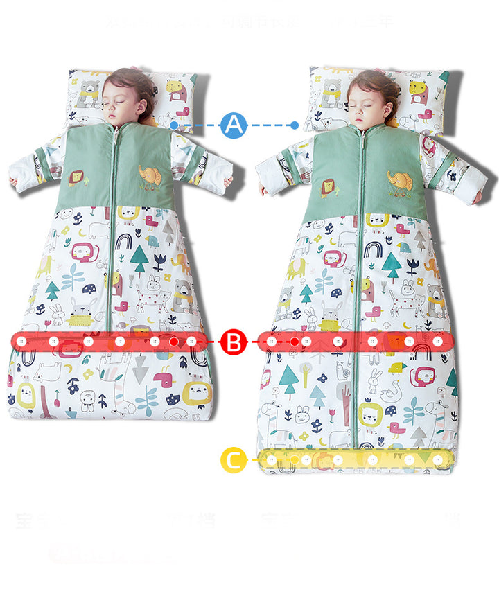 Universal Baby Sleeping Bag - Cotton SpringAutumnWinterSummer - Anti-Kick Artifact for Children and Big Kids - Totostore