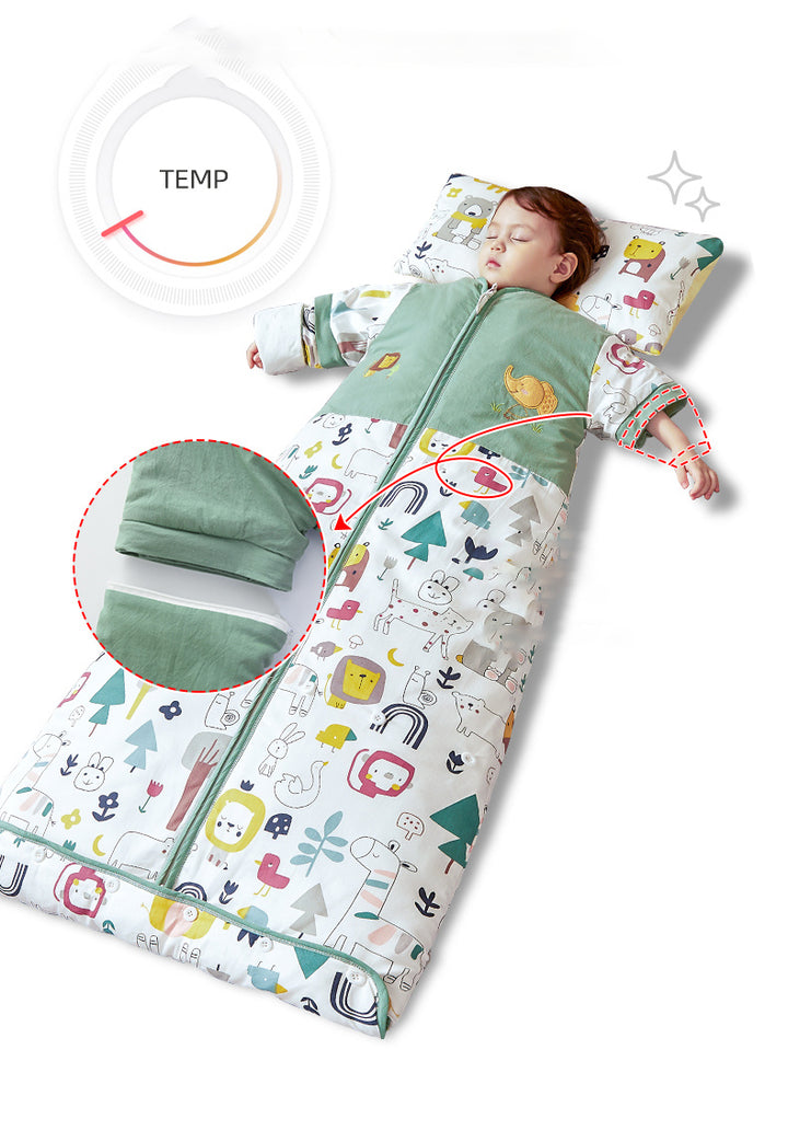 Universal Baby Sleeping Bag - Cotton SpringAutumnWinterSummer - Anti-Kick Artifact for Children and Big Kids - Totostore