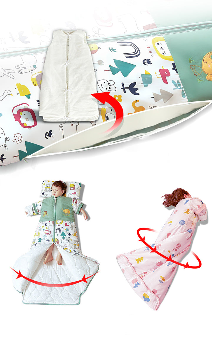 Universal Baby Sleeping Bag - Cotton SpringAutumnWinterSummer - Anti-Kick Artifact for Children and Big Kids - Totostore