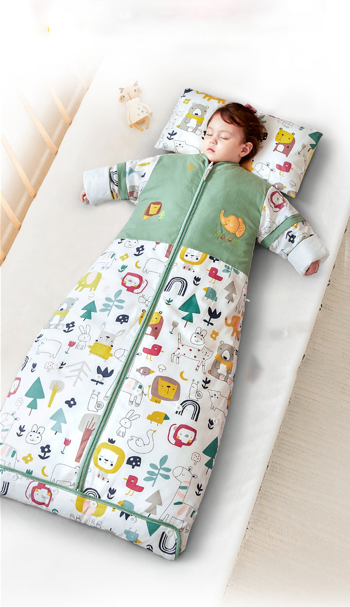 Universal Baby Sleeping Bag - Cotton SpringAutumnWinterSummer - Anti-Kick Artifact for Children and Big Kids - Totostore