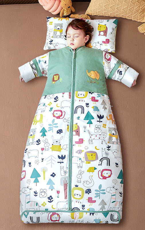 Universal Baby Sleeping Bag - Cotton SpringAutumnWinterSummer - Anti-Kick Artifact for Children and Big Kids - Totostore