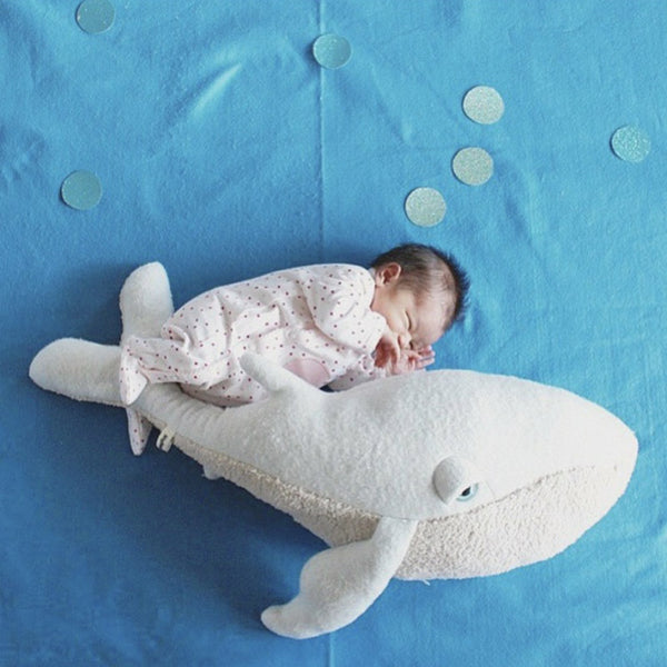 Whale Dolphin Pillow Super Soft Marine Animal Pillow Baby Toy - Totostore