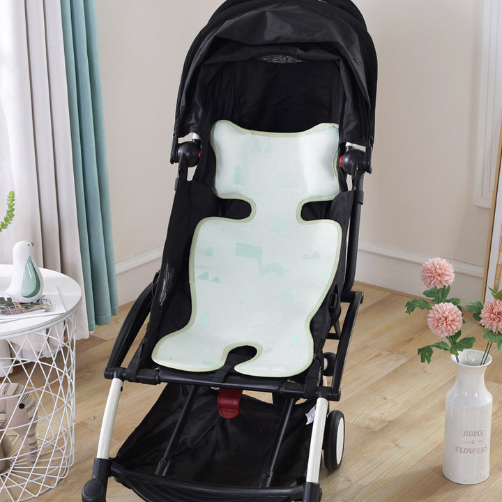 Breathable 3D Air Mesh Stroller Cooling Pad - Latex Mat Baby Car Seat Cover Cushion for Summer Comfort - Totostore