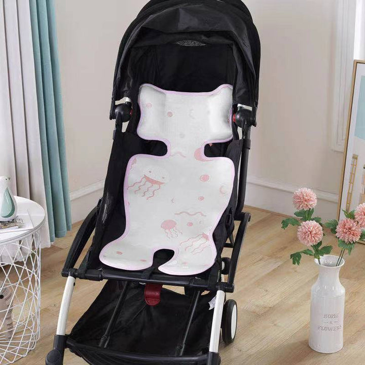 Breathable 3D Air Mesh Stroller Cooling Pad - Latex Mat Baby Car Seat Cover Cushion for Summer Comfort - Totostore