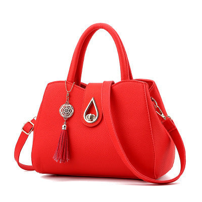 Designer Brand Luxury Tassel Handbag  SMOOZA Top-Handle Messenger Bag for Women