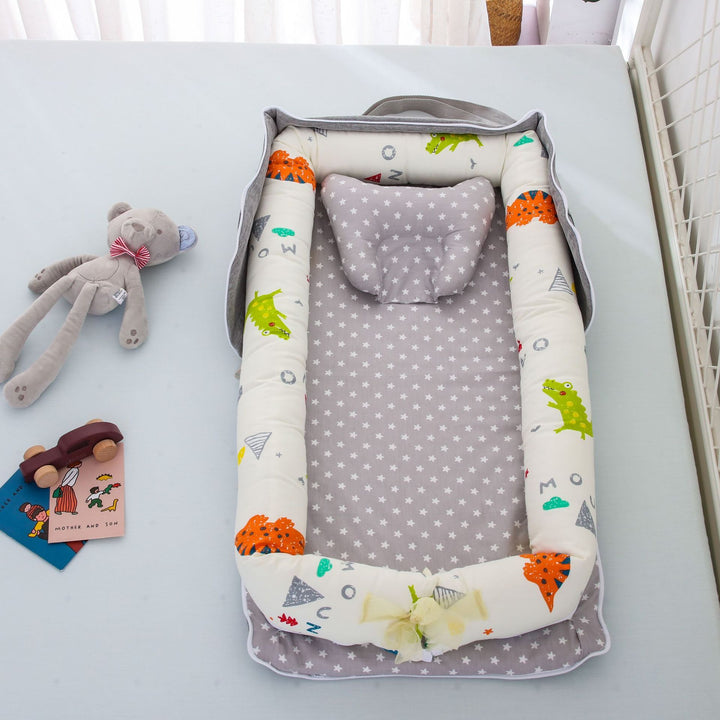 Portable Cotton Baby Bed for Travel - Lightweight and Easy to Assemble - Totostore