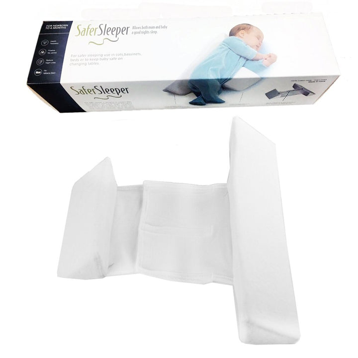 Comfortable Baby Side Sleeping Pillow with Washable Waist Support and Anti-Spitting Milk Feature - Totostore