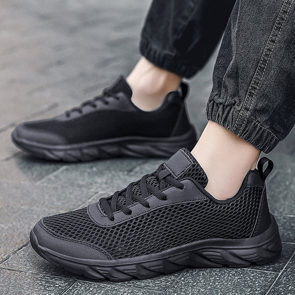 Mens Woven Mesh Sneakers  Couples Casual Running Shoes