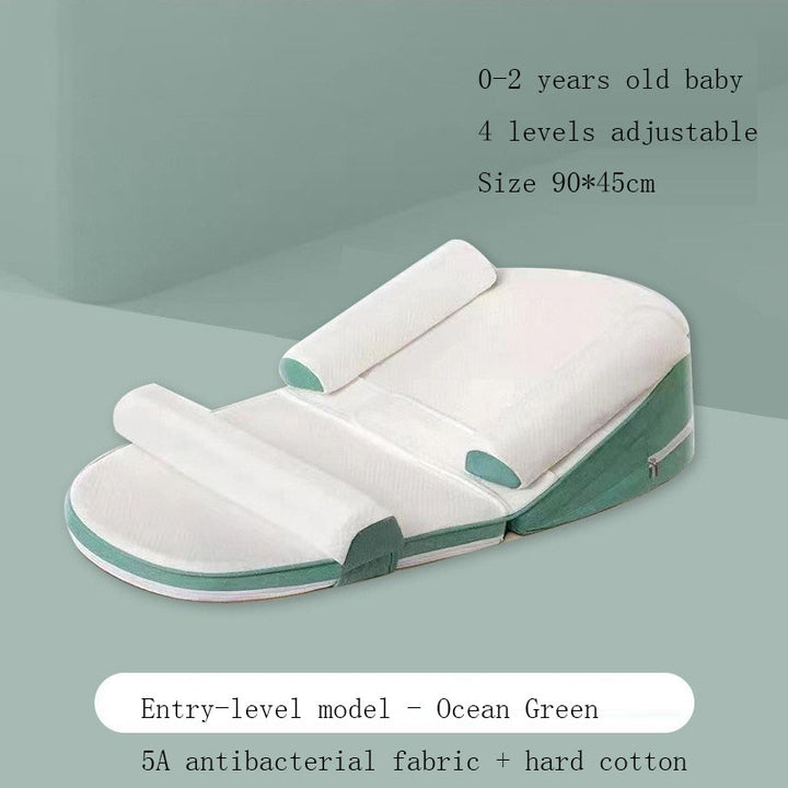 Newborn Anti-Spitting Milk Slope Pillow - Choking Prevention - Baby Anti-Overflow Pad - Totostore