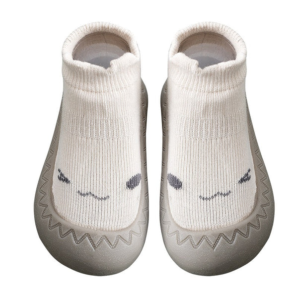 Newborn Soft Sole Shoes and Socks Lightweight Rubber Sole for Autumn Winter Walking - Totostore