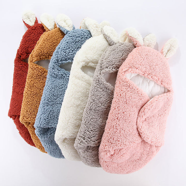 Cozy Baby Lamb Plush Sleeping Bag with Zipper Closure - Soft Sleepwear for Babies - Totostore