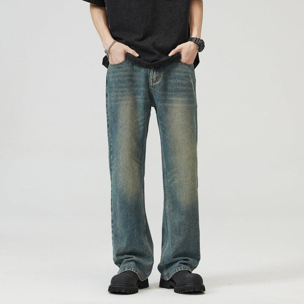 Washed-out Vintage Mens Skinny Jeans - Stylish  Trendy  Shop Now