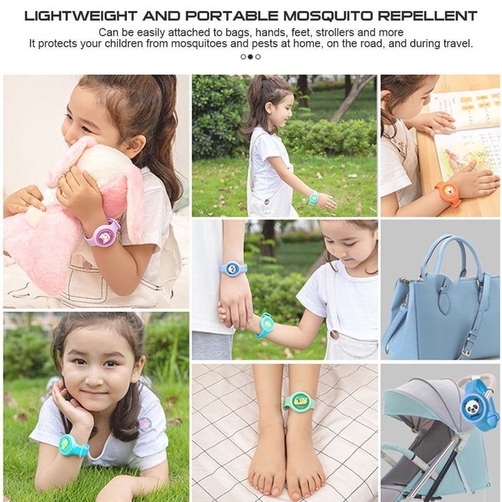 Lightweight Kids Mosquito Repellent Watch - Natural Plant Essential Oil Bracelet for Outdoor Protection - Totostore