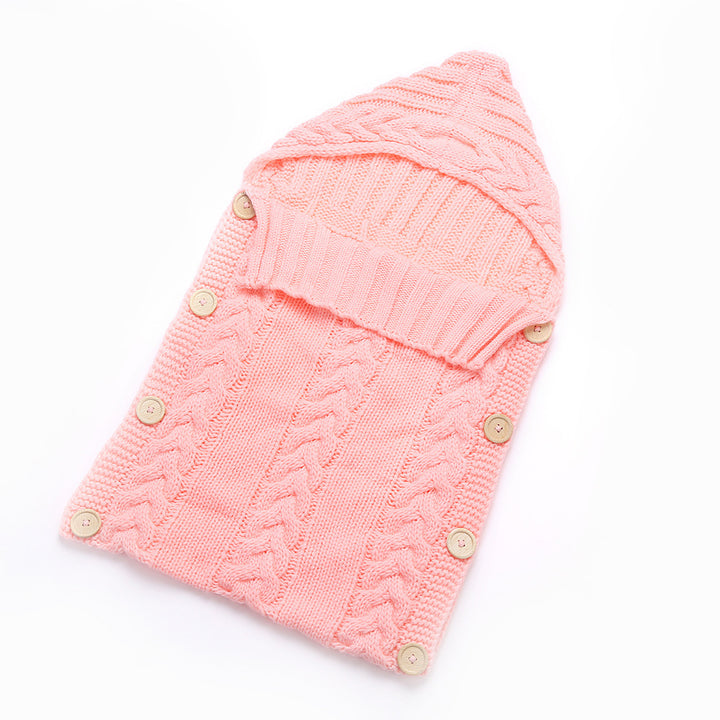 Cozy Knitted Baby Sleeping Bag - Soft and Warm for Infants and Toddlers - Nursery and Travel Use - Totostore