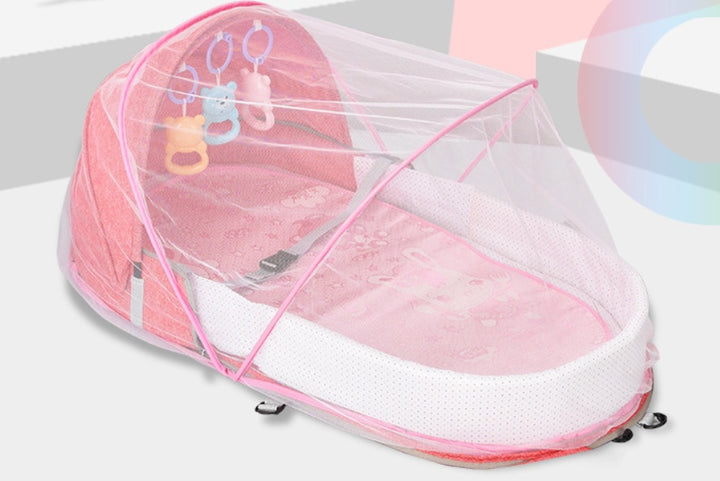 Portable Foldable Bionic Baby Anti-Mosquito Isolation Bed - Easy to Use and Carry - Totostore