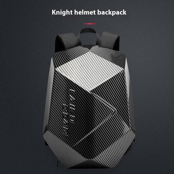 Motorcycle Knight Hard Shell Backpack Durable and Stylish for On-The-Go Riding